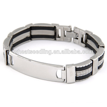 Fashion stainless steel cuff bracelet man bracelet